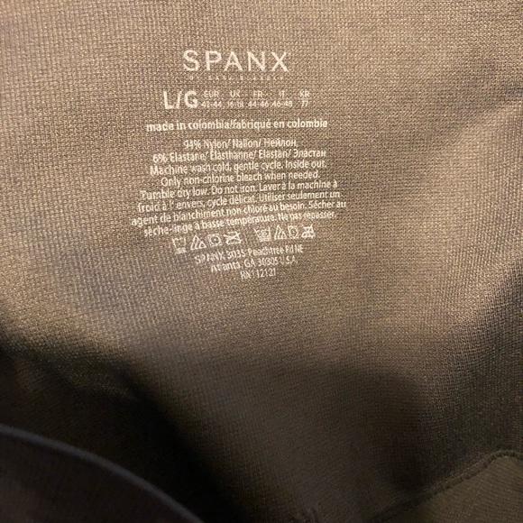 Spanx Look At Me Seamless Leggings Green Camo Large - Picture 4 of 4